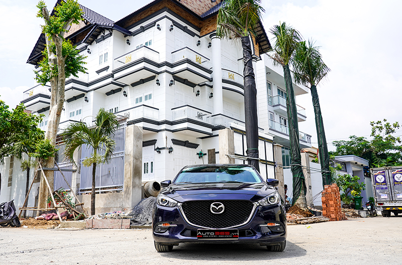 Mazda 3 2017-2018 phá cách cùng phụ kiện siêu hot mặt ca-lăng kiểu CX5